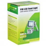 LED závěsné světlo s čidlem - 10W - stříbrné