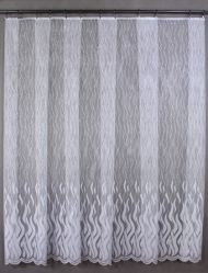 Záclona skleněná vlna bílá 200cm