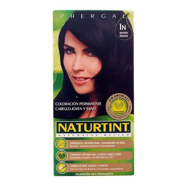 Barva bez amoniaku Naturtint Naturtint Ebenová černá Barva bez amoniaku Naturtint Naturtint Ebenová černá