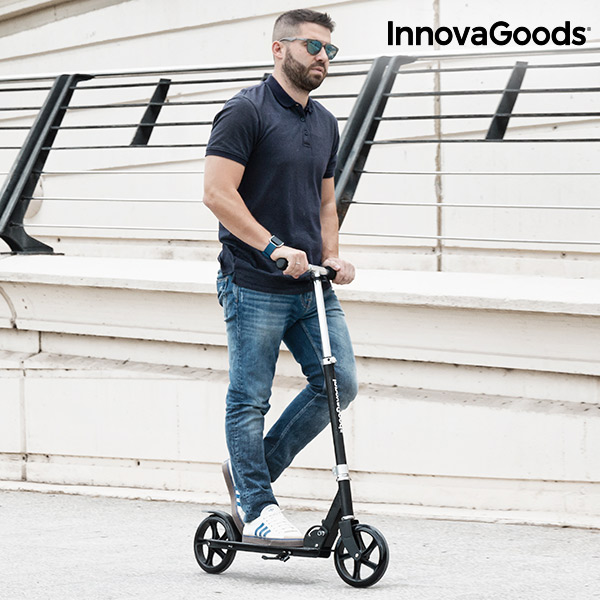 Skládací Městská Dvoukolová Koloběžka InnovaGoods Skládací Městská Dvoukolová Koloběžka InnovaGoods