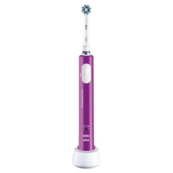 Elektrický zubní kartáček Oral-B 600 Pro Fialová Elektrický zubní kartáček Oral-B 600 Pro Fialová