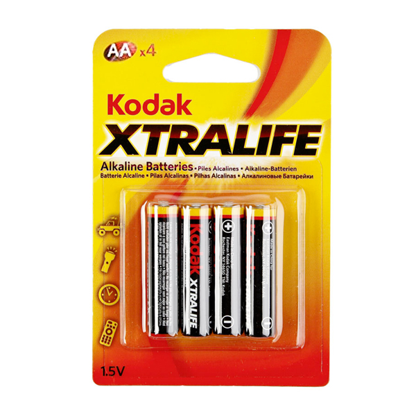 Alkalická baterie Kodak 1,5 V 2700 mAh Alkalická baterie Kodak 1,5 V 2700 mAh