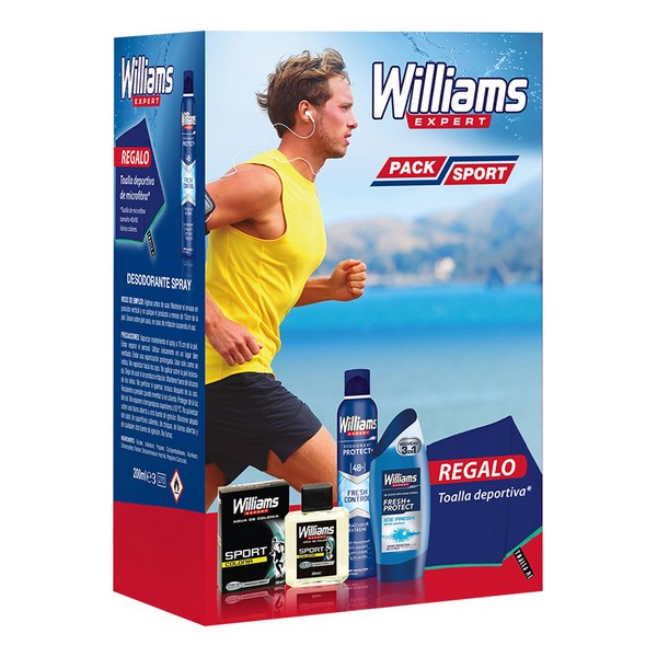 Sada péče pro muže Pack Sport Williams (4 pcs) Sada péče pro muže Pack Sport Williams (4 pcs)