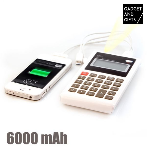 Powerbank Kalkulačka 6000 mAh Powerbank Kalkulačka 6000 mAh