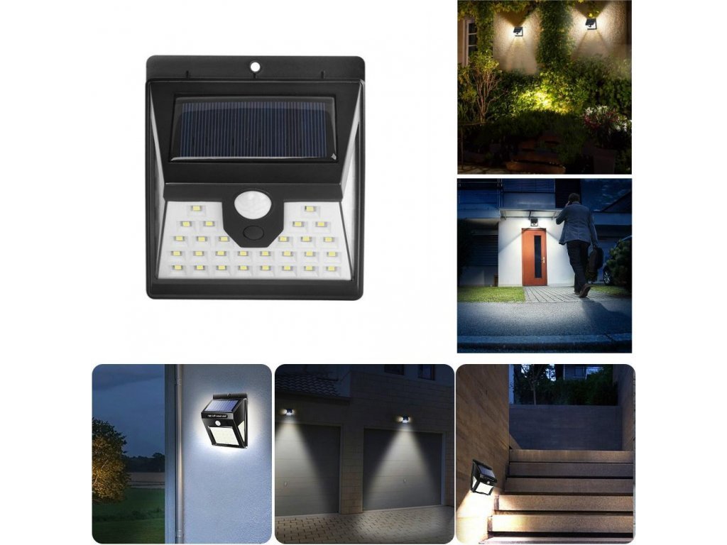 Solární osvětlení 40 LED se senzorem pohybu Solární osvětlení 40 LED se senzorem pohybu