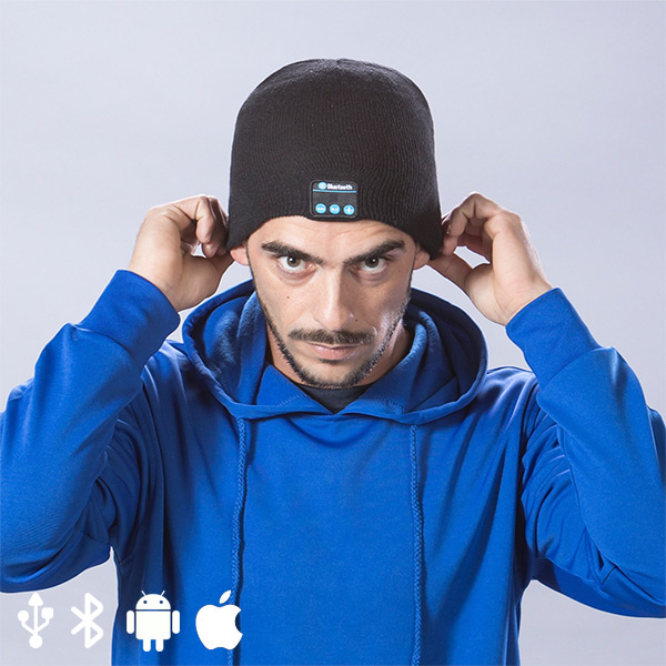 Sportovní čepice s Bluetooth 145364 - Černý Sportovní čepice s Bluetooth 145364 - Černý