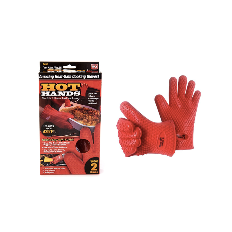 Silikonové kuchyňské rukavice Hot Hands Silikonové kuchyňské rukavice Hot Hands