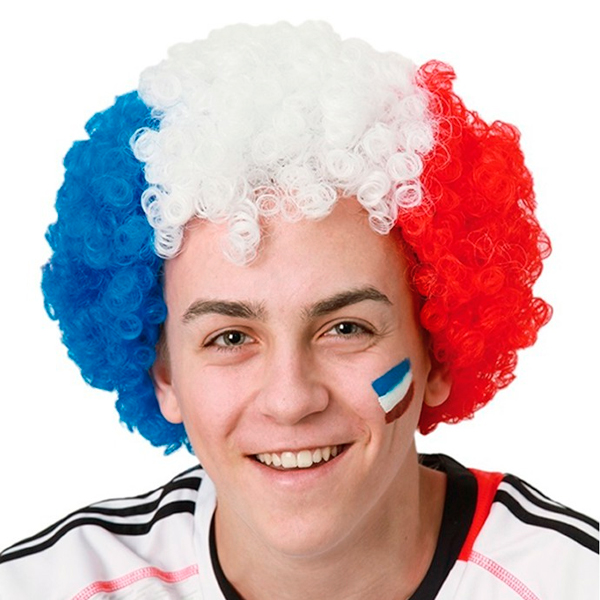 Afro Paruka s Francouzskou Vlajkou Afro Paruka s Francouzskou Vlajkou