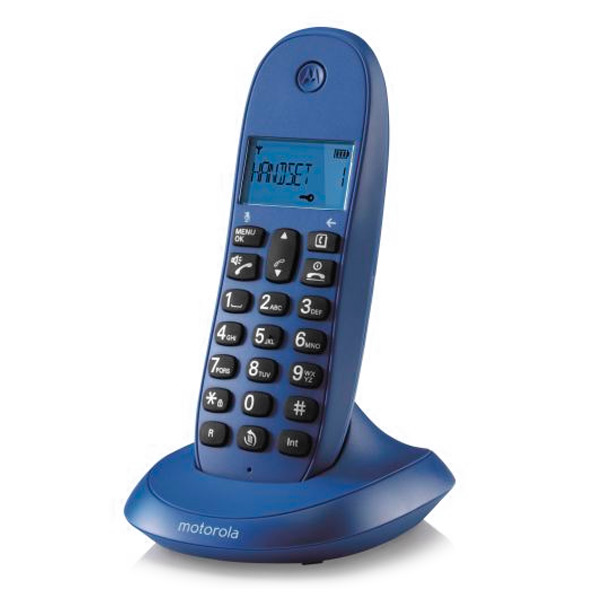 Bezdrátový telefon Motorola C1001 - Fialová Bezdrátový telefon Motorola C1001 - Fialová