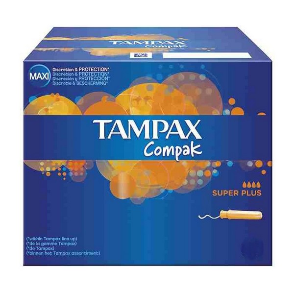 tampóny Super Plus Compak Tampax (22 uds) tampóny Super Plus Compak Tampax (22 uds)