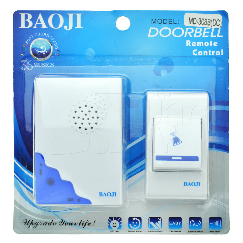Bezdrátový zvonek Baoji - na baterie Bezdrátový zvonek Baoji - na baterie