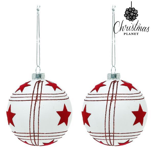 Vánoční koule Christmas Planet 8656 8 cm (2 uds) Vánoční koule Christmas Planet 8656 8 cm (2 uds)