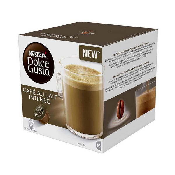 Kávové kapsle s pouzdrem Nescafé Dolce Gusto 45831 Café Au Lait Intenso (16 uds) Kávové kapsle s pouzdrem Nescafé Dolce Gusto 45831 Café Au Lait Intenso (16 uds)