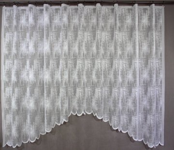 Hotová oblouková záclona Anastázie Velikost: 330x160 cm