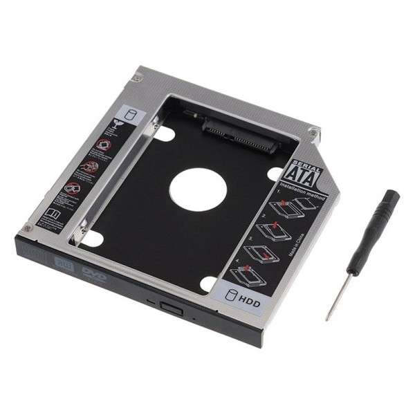 HDD/SSD SATA Optical Unit Adaptor (12,7 mm) Ewent EW7005 HDD/SSD SATA Optical Unit Adaptor (12,7 mm) Ewent EW7005