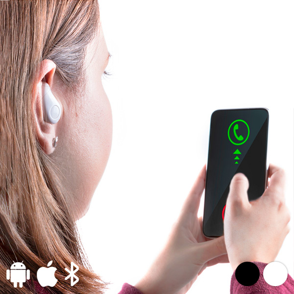 Sluchátka do Uší Bluetooth 145844 - Bílý Sluchátka do Uší Bluetooth 145844 - Bílý