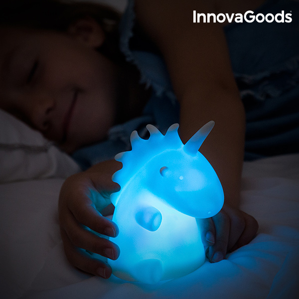 Barevný Svítící Jednorožec LEDorožec InnovaGoods Barevný Svítící Jednorožec LEDorožec InnovaGoods
