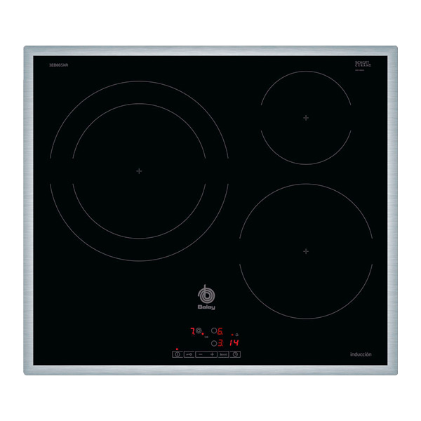 Indukční Plotýnka Balay 3EB865XR 60 cm Černý (3 místo pro vaření) Indukční Plotýnka Balay 3EB865XR 60 cm Černý (3 místo pro vaření)