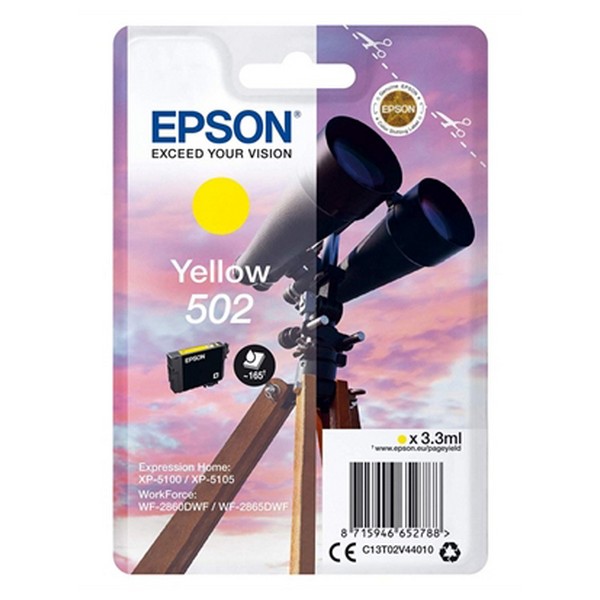 Originální inkoustové náplně Epson C13T02V - Černý, 4,6 ml Originální inkoustové náplně Epson C13T02V - Černý, 4,6 ml