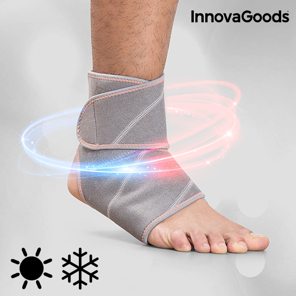 Ortéza na Kotník s Hřejivým/Chladivým Gelovým Polštářkem InnovaGoods Ortéza na Kotník s Hřejivým/Chladivým Gelovým Polštářkem InnovaGoods