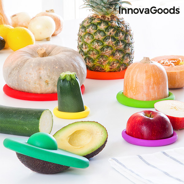 Set Silikonových Víček na Potraviny InnovaGoods (6 kusů) Set Silikonových Víček na Potraviny InnovaGoods (6 kusů)