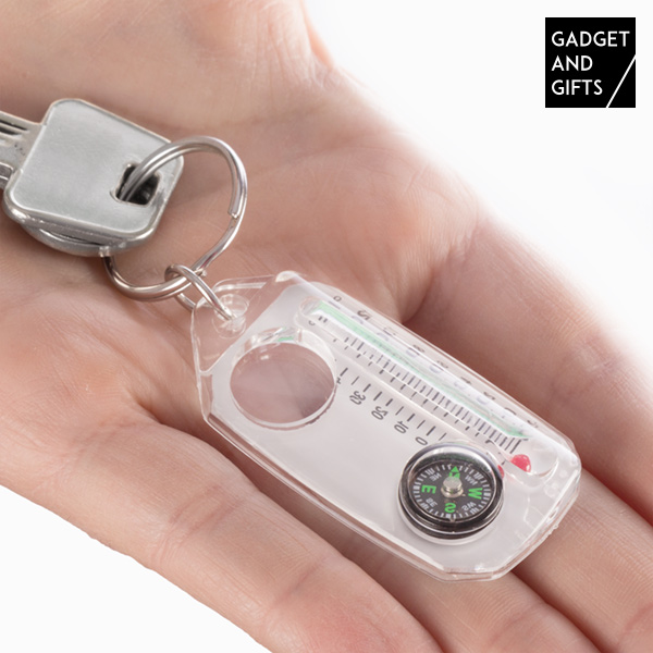 Klíčenka s Kompasem, Lupou a Teploměrem Gadget and Gifts Klíčenka s Kompasem, Lupou a Teploměrem Gadget and Gifts