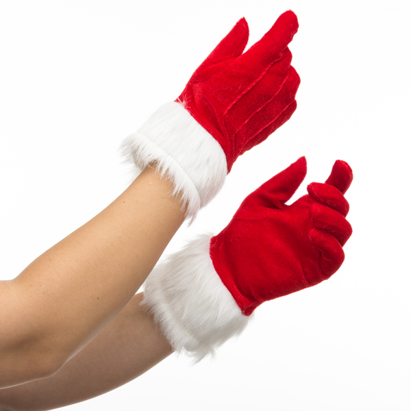 Rukavice pro Santu Clause Rukavice pro Santu Clause