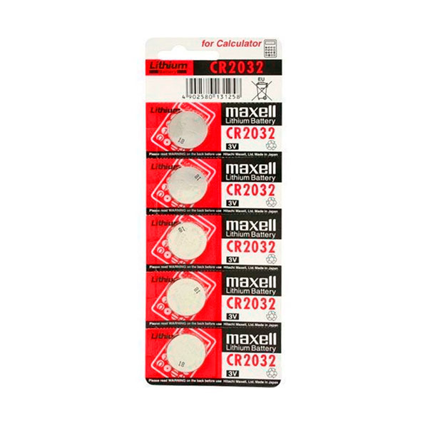 Lithiové Knoflíkové Baterie Maxell CR2032 3 V Lithiové Knoflíkové Baterie Maxell CR2032 3 V