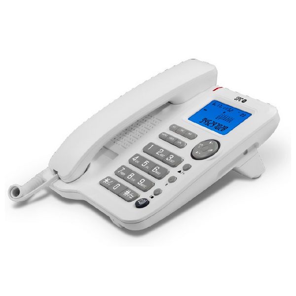 Pevná linka SPC 3608B LCD Bílý Pevná linka SPC 3608B LCD Bílý