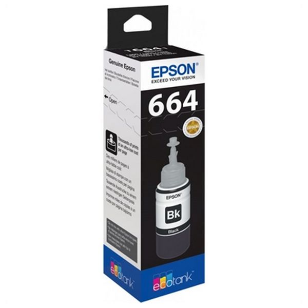 Originální inkoustové náplně Epson T66 - Černý Originální inkoustové náplně Epson T66 - Černý