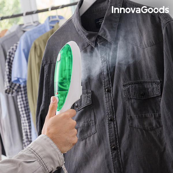 Parní Žehlicí Stanice InnovaGoods 800W Bílo-zelená Parní Žehlicí Stanice InnovaGoods 800W Bílo-zelená