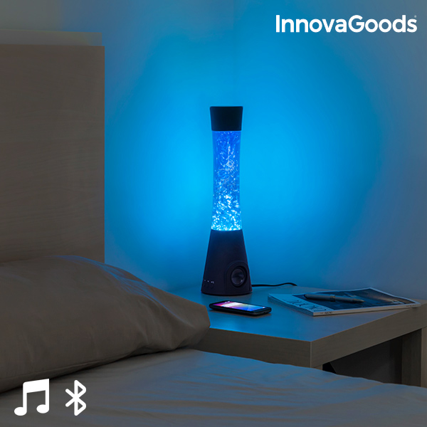 Lávová Lampa s Bluetooth Reproduktorem a Mikrofonem InnovaGoods Lávová Lampa s Bluetooth Reproduktorem a Mikrofonem InnovaGoods