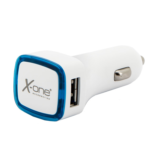 Autonabíječka Ref. 138406 2 x USB-A Bílý Modrý Autonabíječka Ref. 138406 2 x USB-A Bílý Modrý
