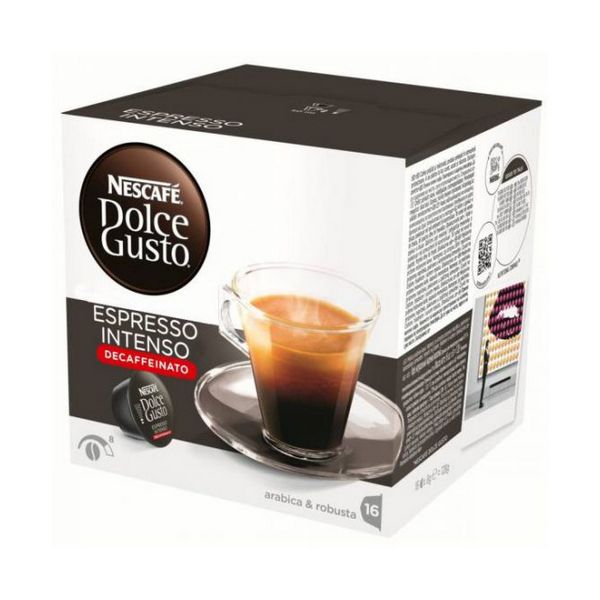 Kávové kapsle s pouzdrem Nescafé Dolce Gusto 60924 Espresso Intenso Decaffeinato (16 uds) Kávové kapsle s pouzdrem Nescafé Dolce Gusto 60924 Espresso Intenso Decaffeinato (16 uds)