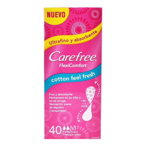 Pnty Liners Breathable Flexicomfort Carefree Carefree (40 pcs) Pnty Liners Breathable Flexicomfort Carefree Carefree (40 pcs)
