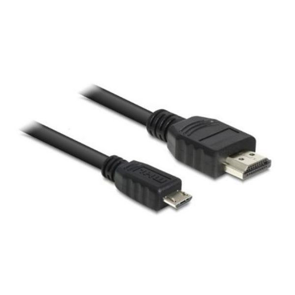 Kabel MHL Micro USB B na HDMI DELOCK 83244 2 m Černý Kabel MHL Micro USB B na HDMI DELOCK 83244 2 m Černý