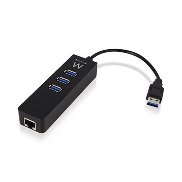 USB rozbočovač Ewent EW1140 3 x USB 3.1 RJ45 Plug and Play USB rozbočovač Ewent EW1140 3 x USB 3.1 RJ45 Plug and Play