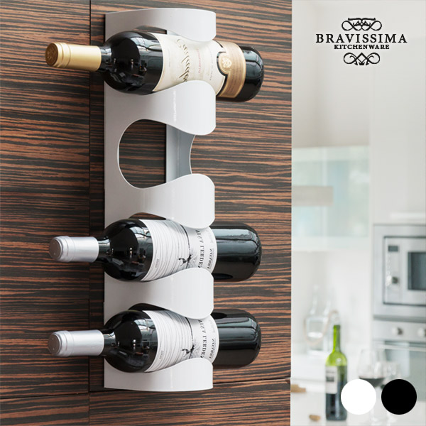 Kovový Stojan na Víno Bravissima Kitchen - Bílý Kovový Stojan na Víno Bravissima Kitchen - Bílý