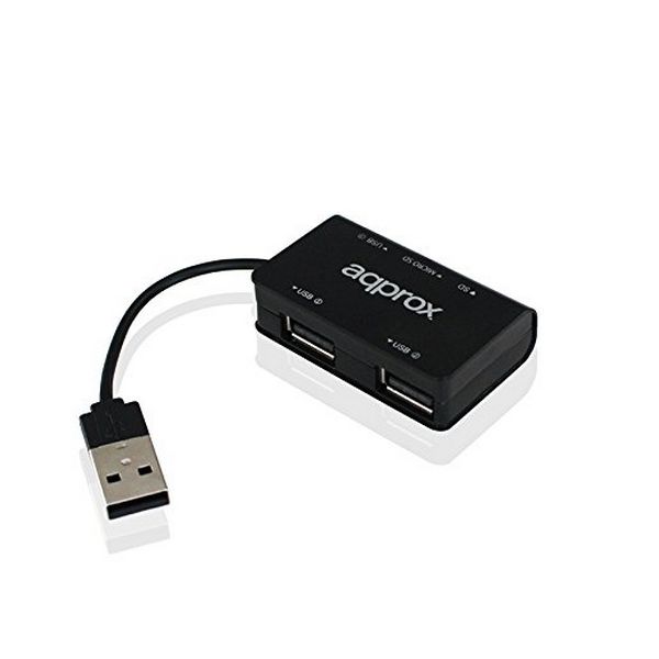 USB rozbočovač approx! APPHT8B SD/Micro SD Windows 7 / 8 / 10 USB 2.0 USB rozbočovač approx! APPHT8B SD/Micro SD Windows 7 / 8 / 10 USB 2.0