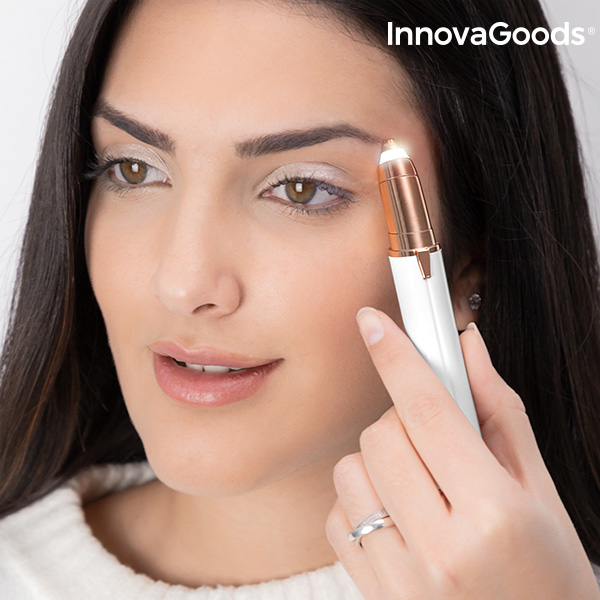 Přesný Depilátor Obličejových Chloupků s LED InnovaGoods Přesný Depilátor Obličejových Chloupků s LED InnovaGoods