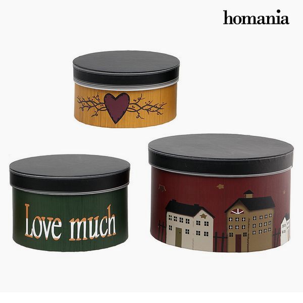 Ozdobná krabice Homania 2687 (3 pcs) Kulatá Ozdobná krabice Homania 2687 (3 pcs) Kulatá