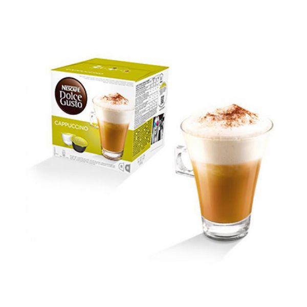 Kávové kapsle s pouzdrem Nescafé Dolce Gusto 98492 Cappuccino (48 uds) Kávové kapsle s pouzdrem Nescafé Dolce Gusto 98492 Cappuccino (48 uds)