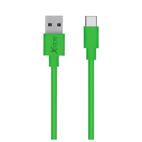 Kabel USB A 2.0 na USB C Ref. 101196 Zelená Kabel USB A 2.0 na USB C Ref. 101196 Zelená