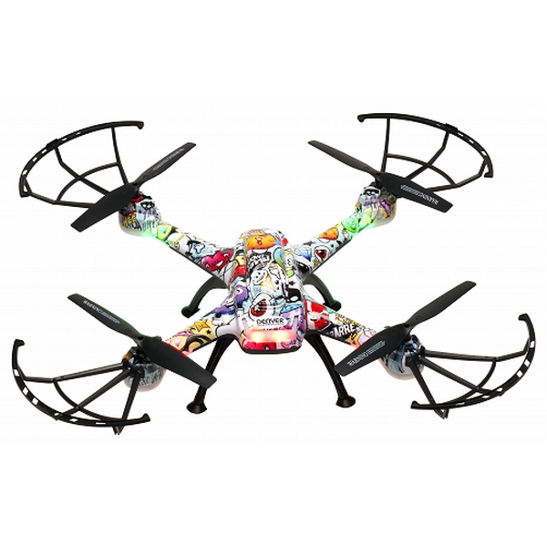 Dron Denver Electronics DCH-460 0,3 MP 2.4 GHz 650 mAh Vícebarevný Dron Denver Electronics DCH-460 0,3 MP 2.4 GHz 650 mAh Vícebarevný