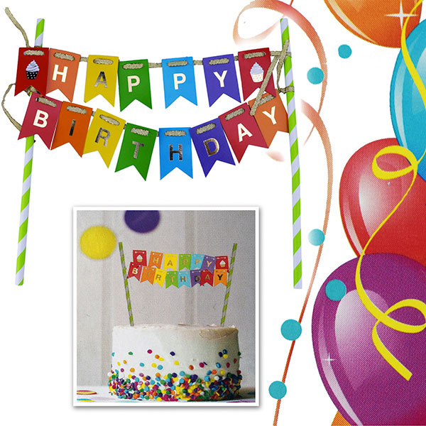Ozdoba na Dorty Happy Birthday Ozdoba na Dorty Happy Birthday