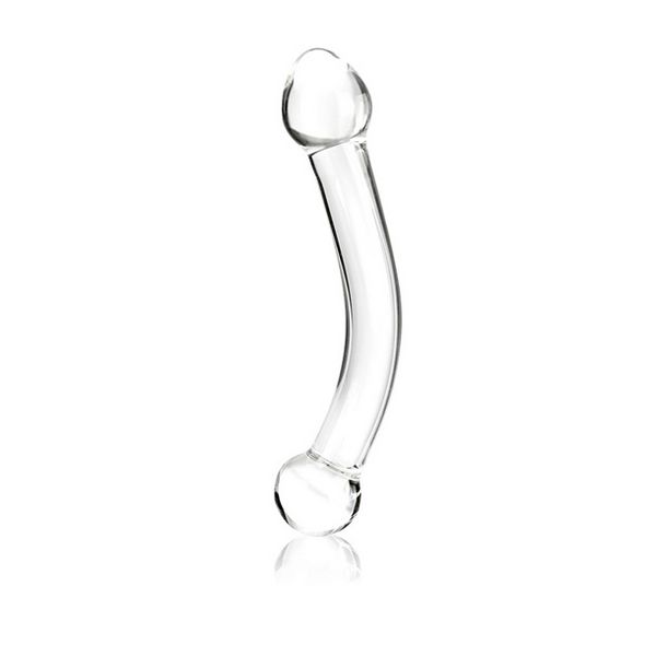 Zakřivené skleněné dildo na stimulaci bodu G Glas E25395 Zakřivené skleněné dildo na stimulaci bodu G Glas E25395