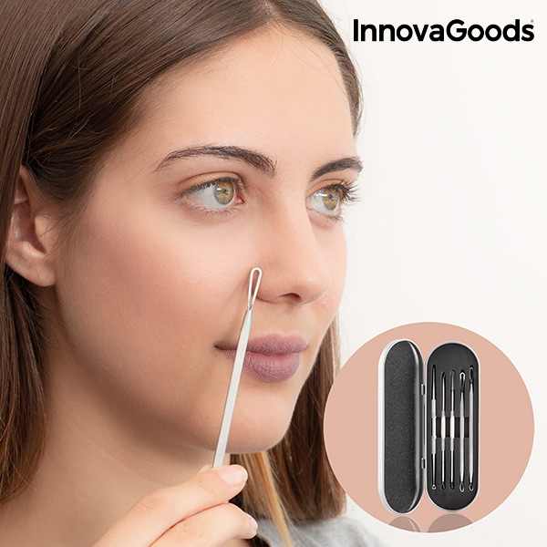Čisticí Sada na Odstranění Černých Teček z Obličeje InnovaGoods (6 kusů) Čisticí Sada na Odstranění Černých Teček z Obličeje InnovaGoods (6 kusů)