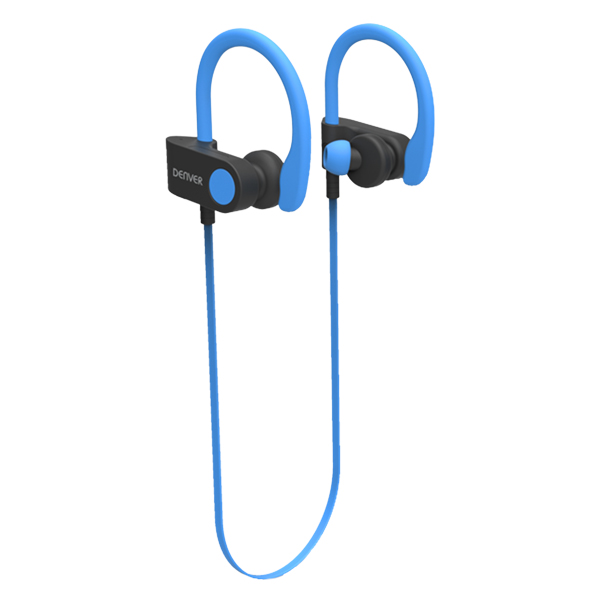 Sportovní Bluetooth sluchátka Denver Electronics BTE-110 50 mAh - Modrý Sportovní Bluetooth sluchátka Denver Electronics BTE-110 50 mAh - Modrý
