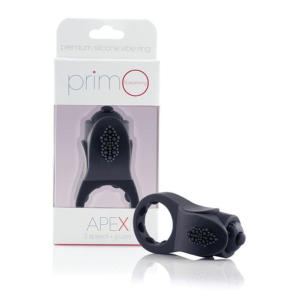 Černý vibrační kroužek na penis PRIMA Apex The Screaming O SCPRM-APXBL Černý vibrační kroužek na penis PRIMA Apex The Screaming O SCPRM-APXBL