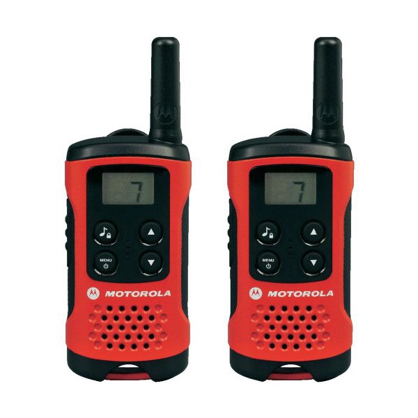 Přenosná vysílačka Motorola T40 (2 Pcs) Červený Přenosná vysílačka Motorola T40 (2 Pcs) Červený